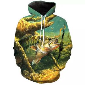 Vente en gros de chemises de pêche Upf50 avec logo personnalisé, sweat à capuche à manches longues avec protection solaire, ensembles de vêtements de pêche à capuche de qualité supérieure - Product Image 3