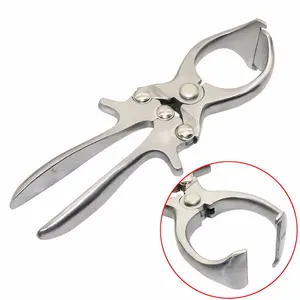 Stainless Steel Without Blood Pig Sheep castration Clamp Castration Tool Castration Forceps BEST quality cheap price supplier
