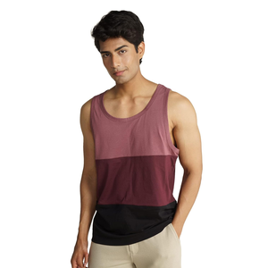 Vente en gros Débardeur pour hommes de marque de qualité supérieure Design rayé personnalisé pour Gym Fitness Vêtements de sport décontractés Matériau tricoté respirant - Product Image 1