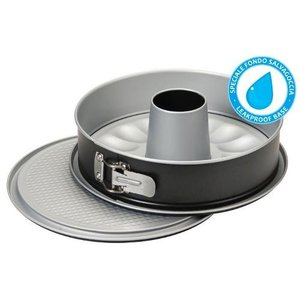 Molde para tartas de acero inoxidable antiadherente con tapa abatible (26cm) SILVER ELEGANCE Grigio 70026 - Product Image 1
