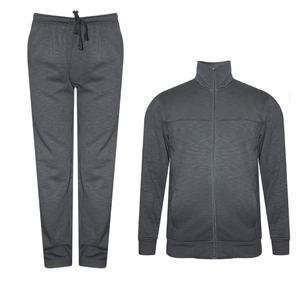 Ensemble de pantalons de survêtement d'entraînement athlétique de maternité confortable polaire manches longues fermeture éclair à capuche cordon ceinture pour le jogging d'hiver - Product Image 4