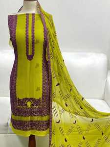 <b>Pakistani</b> Women's Embroidered Chiffon Fabric Lehenga Choli Wholesale Salwar Kamiz Partywear for <b>Eid</b> Collection - Product Image 2