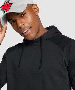 ชุดเสื้อมีฮู้ดสำหรับผู้ชายชุดกางเกงขาสั้นผ้าฝ้ายแบบสั้นมีฮู้ดสำหรับผู้ชายดีไซน์ใหม่ - Product Image 4