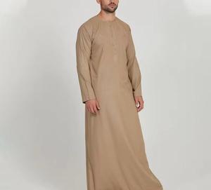 Nouvelle robe longue traditionnelle musulmane pour hommes, mode arabe de Dubaï, thobe jubba kaftan, prière de l'Aïd, vente chaude, robes décontractées pour hommes - Product Image 3