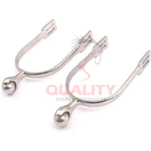 Éperons d'équitation de haute qualité fabriqués avec des matériaux de qualité supérieure et des logos uniques pour une apparence d'équitation professionnelle - Product Image 1