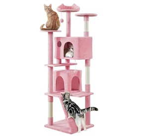 THPCT-0007 American Kitty Tower for Indoor Cat Furniture Condo Activity <b>Center</b> <b>Play</b> House for Cat - Product Image 1