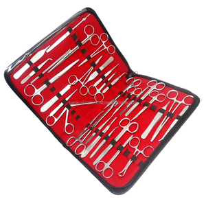 Ensemble de chirurgie mineure avec logo personnalisé de 24 pièces Kits de dissection Équipement chirurgical en acier inoxydable avec emballage personnalisé - Product Image 3