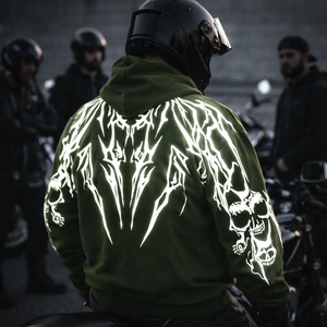 Motorcycle Armor Hoodie CE Approved Winter Removable <b>Protector</b> Breathable Quick Dry Unisex Racing Wear Reflective Printing 160g - Product Image 2