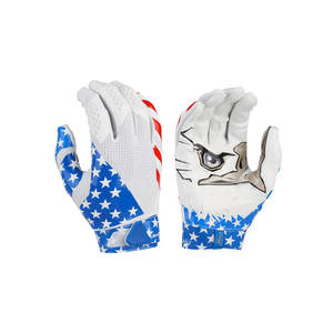 Gants de sport en polyester 100% pour hommes de meilleure qualité Gants de football américain respirants avec poignées Prix de gros - Product Image 5