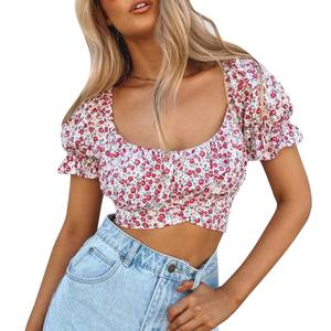 Women Spring New Arrival Solid Color Satin Corset Strapless Shape Puff Sleeves Party <b>Sexy</b> <b>Top</b> Ladies Tube Club <b>Crop</b> Printed Vest - Product Image 1