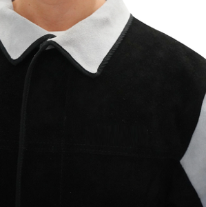 Veste de soudage en cuir pour homme avec manteau en cuir de vachette à motif camouflage pour vêtements de sécurité de printemps - Product Image 6