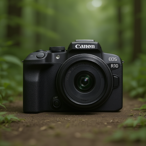Appareil photo numérique professionnel sans miroir avec objectif RF-S18-45mm F/4.5-6.3 Is STM Kit d'objectifs Haute résolution d'imagerie - Product Image 3