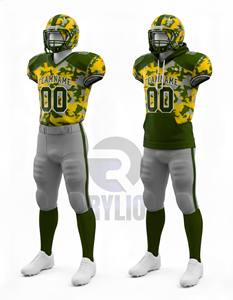 Personalizado sublimado 7v7 uniforme de fútbol americano conjunto de malla de secado rápido ligero práctica Jersey y pantalones - Product Image 2