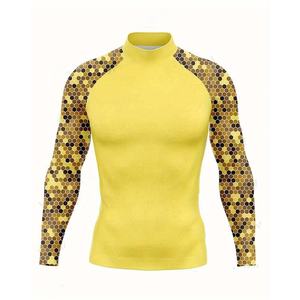 Chemises de compression de sport pour hommes personnalisées par le fabricant de vêtements, tissu respirant, logo personnalisé pour MMA BJJ, meilleur choix - Product Image 5