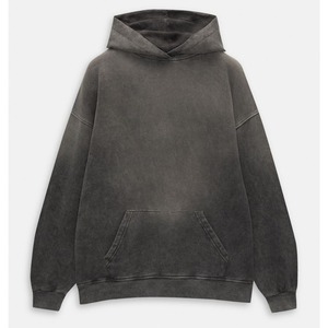 Sudadera con capucha de invierno de algodón 100% de gran tamaño de proveedor directo de fábrica hecha en Pakistán patrón sólido con impresión digital - Product Image 3