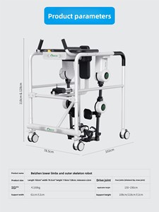 Exosquelette robotique électrique pour les membres inférieurs, entraîneur de marche pour la rééducation neurologique - Product Image 6