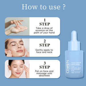 Private Label Vegan Centella Facial Skincare Essência Cica Anti Oxidante Rugas Reparação Clareamento Hidratante Acne Soro Noite - Product Image 6