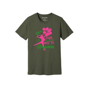 เสื้อยืดผ้าฝ้าย 100% พิมพ์ลายธีมความเมตตา น้ำหนัก 160-180 GSM มี 12 สีให้เลือก  รับออกแบบลายและตำแหน่งได้ตามต้องการ - Product Image 5