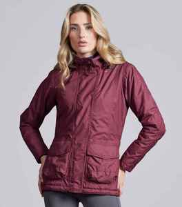 Veste d'équitation d'hiver pour femmes, tissu extensible respirant, confortable, chaude, durable, veste d'équitation personnalisée avec logo - Product Image 4