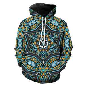 Sweat à capuche unisexe personnalisé sublimé, hiver, uni, écologique, couleur vive, détail, 100% coton, matière polaire douce, coupe régulière - Product Image 4