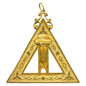 Vente en gros de glands en métal maçonnique Regalia plaqué or et argent pour tablier maçonnique Ronpex - Product Image 2