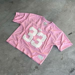 เสื้อเจอร์ซีย์ตาข่ายอเมริกันฟุตบอลแบบย้อนยุคเสื้อ100% โพลีเอสเตอร์พิมพ์ซับลิเมชันอย่างเต็มที่ระบายอากาศได้ดี - Product Image 2
