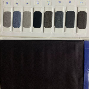 Tissu de costume de club en laine de polyester tissé le plus vendu Style flammé lourd teint uni pour les vêtements pour garçons-d'Inde - Product Image 1