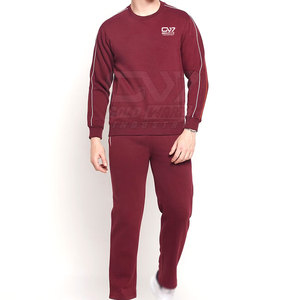 Alta calidad Nuevo diseño personalizado Fleece Sweat Suit Nueva moda Hombres Fleece Dos piezas Fleece Sweat Suit Sets - Product Image 1