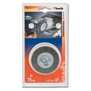 Cepillo de perforación KWB de 75 mm con disco de acero HSS, herramienta de alto rendimiento 607310 - Product Image 2