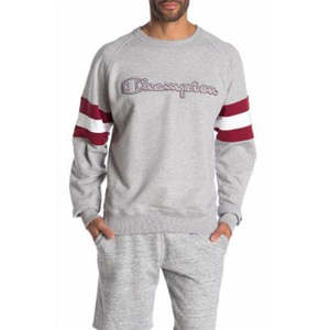 <span class=keywords><strong>Felpa</strong></span> con cappuccio <span class=keywords><strong>Champion</strong></span> da <span class=keywords><strong>uomo</strong></span> bianca XL colorblock in 100% cotone French Terry con cerniera e applicazioni, lavaggio acido - Product Image 1