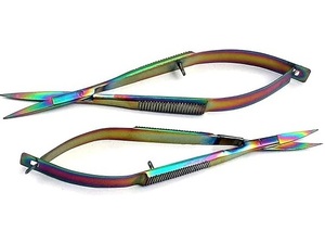Instruments de chirurgie CASTROVIEJO de haute qualité en acier inoxydable multicolores, micro-ciseaux, instruments chirurgicaux - Product Image 3