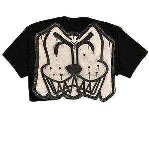 T-shirt boxy streetwear sur mesure de haute qualité à manches courtes meilleure vente en gros à bas prix - Product Image 2