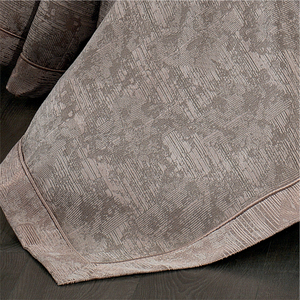 Guzide Sara Dried Rose 4-Piece Customized Classic Luxury Home <b>Bedspread</b> <b>Set</b> 100% Chenille Organic Woven Striped Washable Ant - Product Image 5