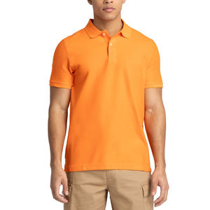 Vente chaude Logo Brodé Casual Piqué Coton Plain Hommes Polos D'été À Manches Courtes Slim Fit Col Golf Polo T-Shirt - Product Image 1