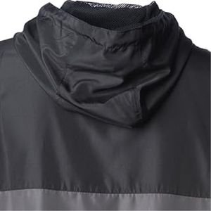 Chaqueta cortavientos de nailon ligera al por mayor, capucha impermeable y transpirable de alta calidad con cierre de cremallera frontal para primavera - Product Image 5