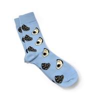 Chaussettes fantaisie en coton pour hommes et femmes, motifs sushis et fruits de mer, décontractées, respirantes, anti-bactériennes, vente en gros