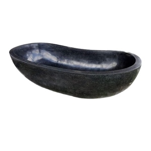 Nueva Bañera de Hidromasaje Moderna Independiente Stone Depot con Desagüe de Esquina, Tazón de Resina Bali Terrazzo para Uso en Villas - Product Image 1
