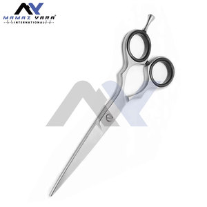 Ensemble de ciseaux de coiffure comprenant des ciseaux à effiler et un rasoir, design élégant pour une précision professionnelle, ciseaux de barbier - Product Image 2