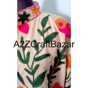 Veste courte ethnique brodée traditionnelle pour femme, idéale pour l'automne – Fournisseur en gros de vêtements d'extérieur tendance - Product Image 3