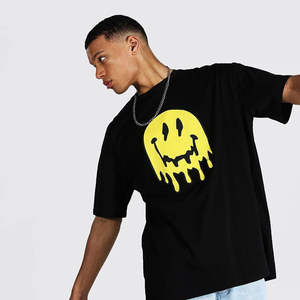 Ropa de moda para hombre, camisetas con serigrafía de verano, Media manga, ajuste Regular, cuello redondo, ropa informal de verano - Product Image 2