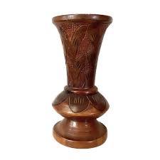 Vase à fleurs Super Square Design pour la maison hôtel et Restaurant couleur marron Table en bois vase à fleurs décoratif accessoires de décoration pour la maison - Product Image 6