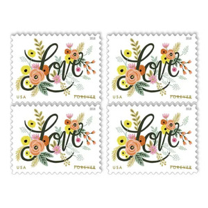 Vintage Floral Usa usado franqueo correo <span class=keywords><strong>sello</strong></span> pegatinas Postal para siempre sellos postales recompensa pegatina regalo recuerdo coleccionar - Product Image 4