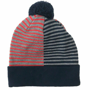Gorros Unisex con estilo cálido con lazos hechos de acrílico suave personalizables para ropa de invierno Marca promocional de moda informal - Product Image 1