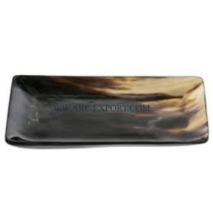 ถาดเสิร์ฟอาหารฮอร์นถาดเสิร์ฟอาหารดีไซน์ยอดเยี่ยมสำหรับตกแต่งโต๊ะรับประทานอาหารที่บ้าน - Product Image 2