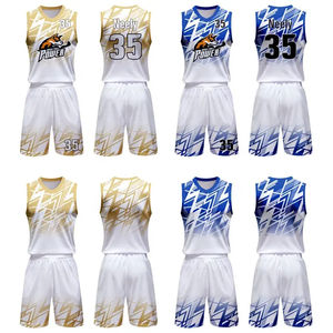 Maillot d'entraînement en matériau respirant à séchage rapide de haute qualité Maillot de basket-ball Design Maillot de basket-ball uniforme personnalisé - Product Image 6