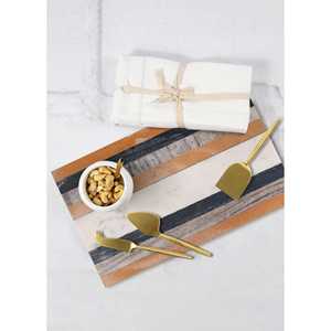 Tablero de presentación de mármol verde 30x20 cm Producto elegante y duradero - Product Image 2