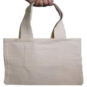 100% sac fourre-tout en toile de coton biologique sac d'épicerie réutilisable écologique Logo personnalisé imprimé supermarché utiliser sac à provisions pour femmes - Product Image 5