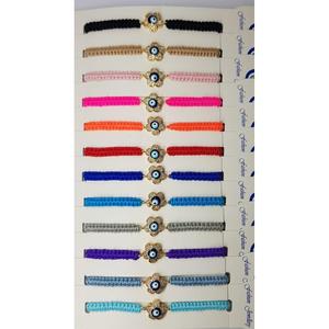 Pulseras de macromos de colores surtidos Pedido mínimo 12 piezas Pulseras de macromos con dijes de moda - Product Image 2