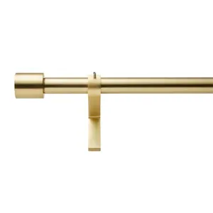 Embout de rideau moderne en laiton brossé (métal) - Product Image 1