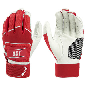 Meilleurs gants de frappeur de baseball en cuir respirant à prise antidérapante Outfield Softball extensible Design personnalisé de haute qualité - Product Image 1